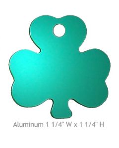 Anodized Aluminum Blue Heart Pet Tags, 1 1/4 x 1 1/4 - AL-JD-PET2090BU -  IdeaStage Promotional Products