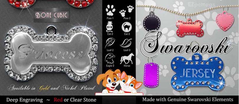 Pet ID Tags for Dogs and Cats - Best Price Custom Engraved Tags by  Pettags4less